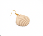 3D Printed Shell Earrings Coastal Fashion – Boho Beach Style – LAYER 3D
