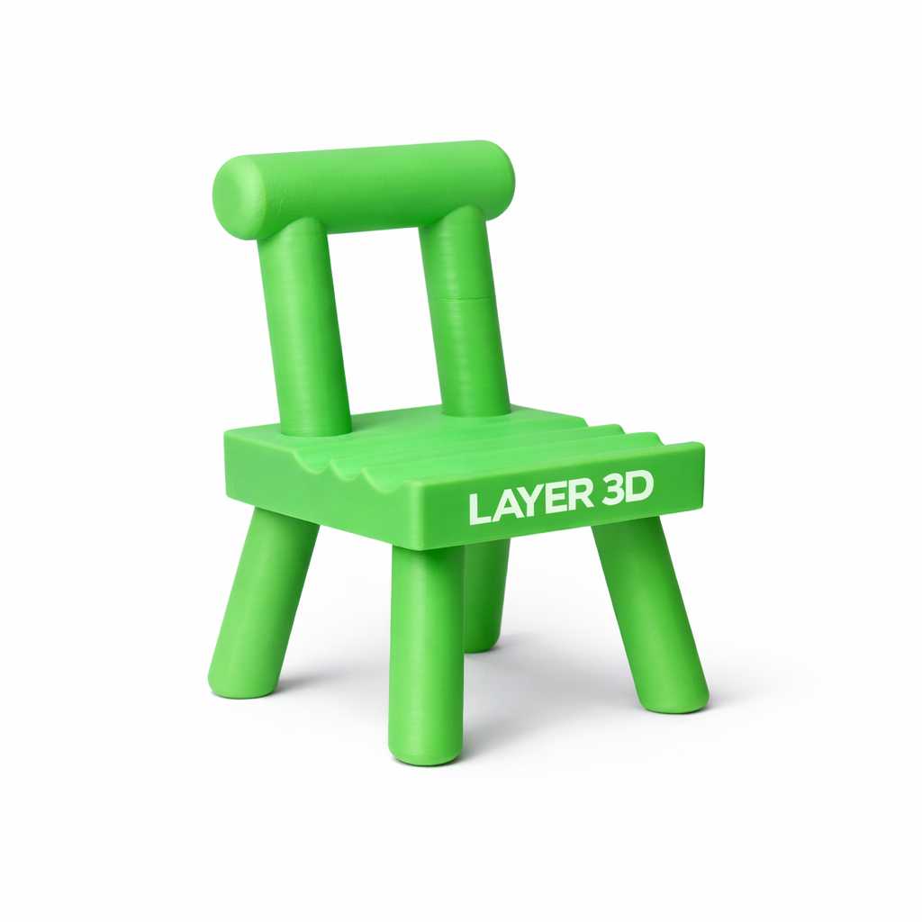 Mini Chair Phone Stand 3D Printed – Assembled Product – LAYER 3D
