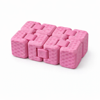 3D Printed Infinity Cube Fidget Toy – Close-Up Hinge Detail – LAYER 3D

