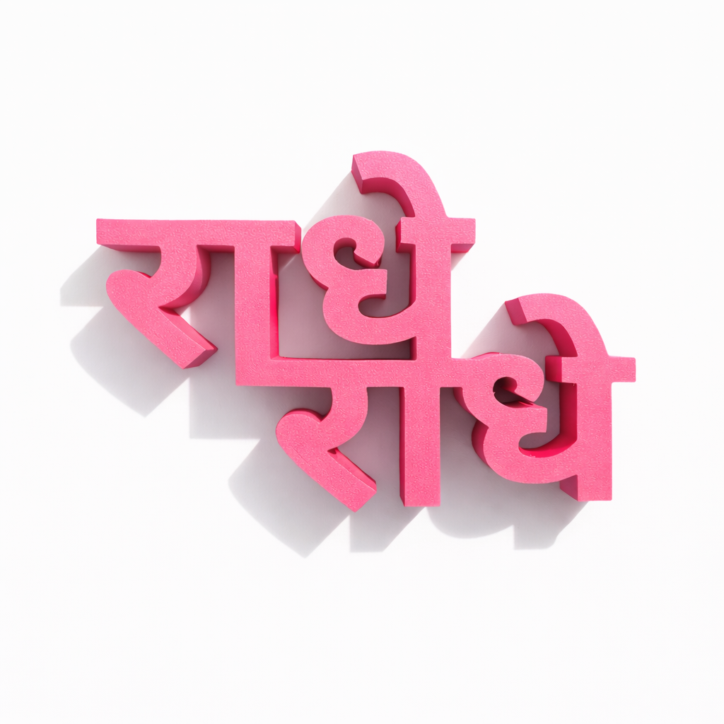 Custom 3D Printed Name Text – Close-Up Letter Detail – LAYER 3D
