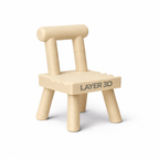 Mini Chair Phone Stand 3D Printed – Studio Product Photo – LAYER 3D

