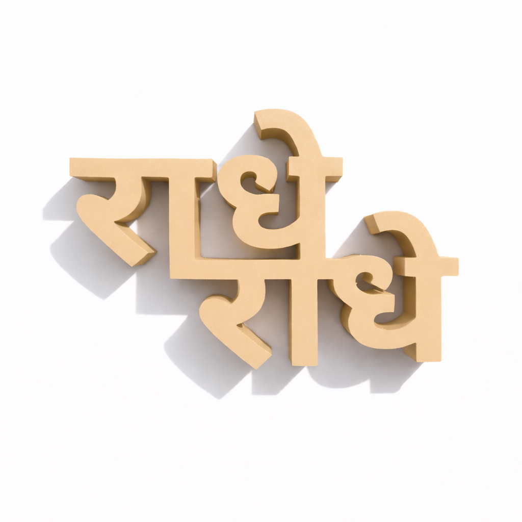 Custom 3D Printed Name Text – Scale Reference – LAYER 3D
