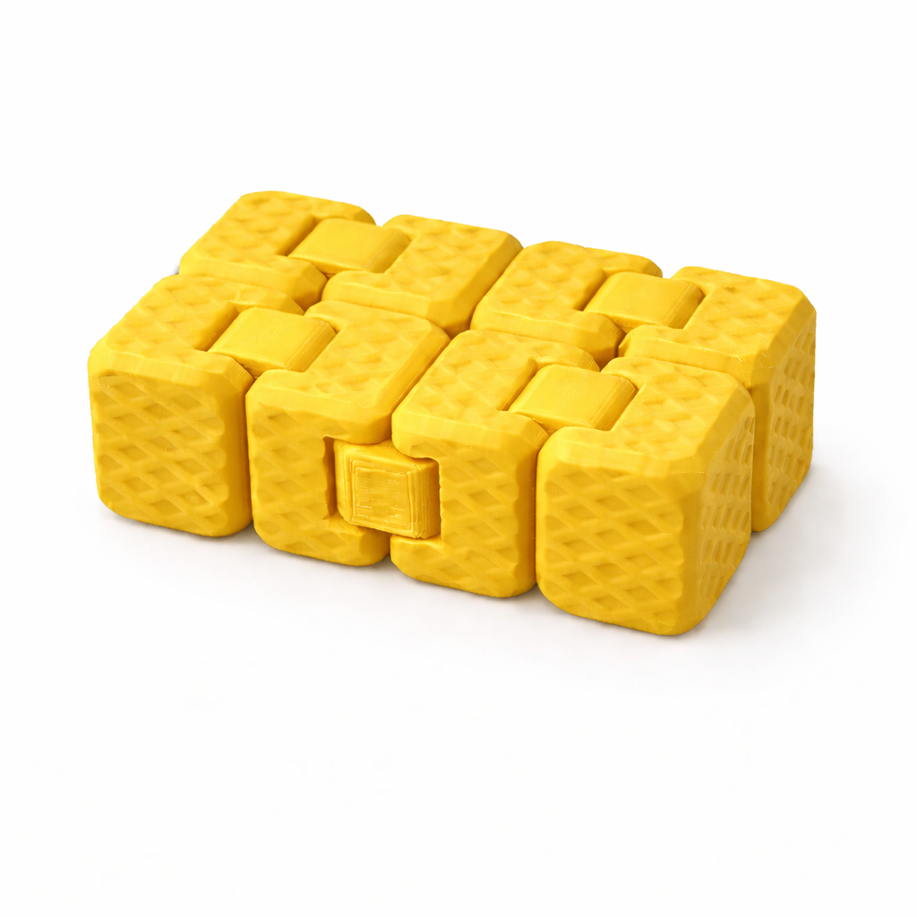 3D Printed Infinity Cube Fidget Toy – Unfolded Position – LAYER 3D
