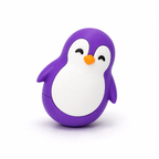 3d printed penguin purple