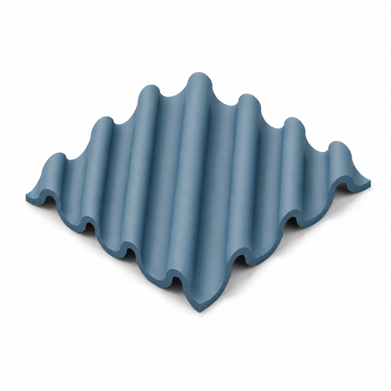 Wavy coaster blue colour