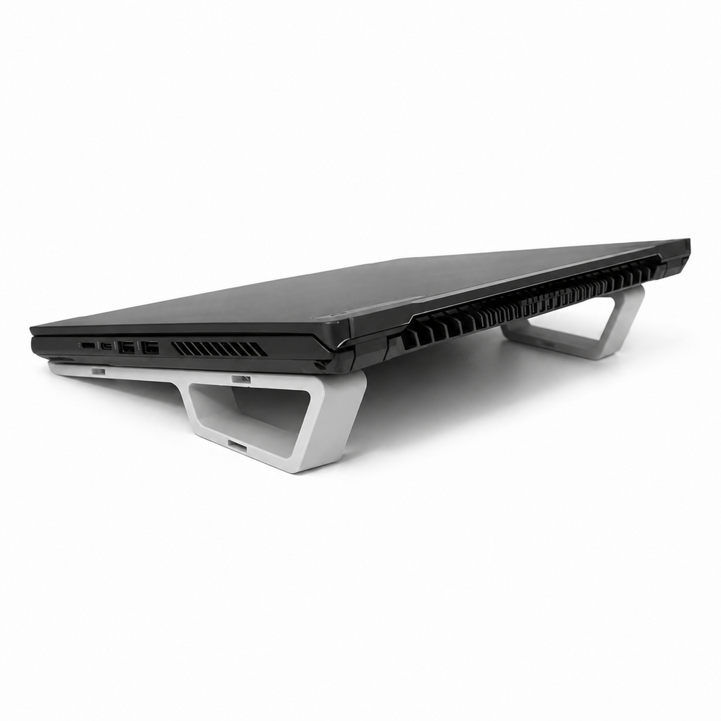 3D Printed laptop Raiser with laptop 