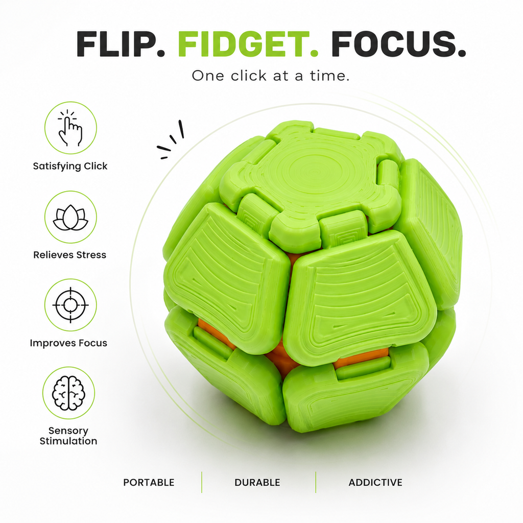 3D printed ball Fidget creative 01 