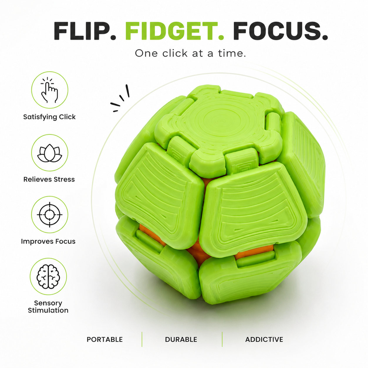 3D printed ball Fidget creative 01 