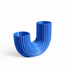 U-Shaped Fluted Pen Stand 3D Printed – With Pens Filled – LAYER 3D
