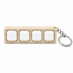 3D printed clicker fidget beige