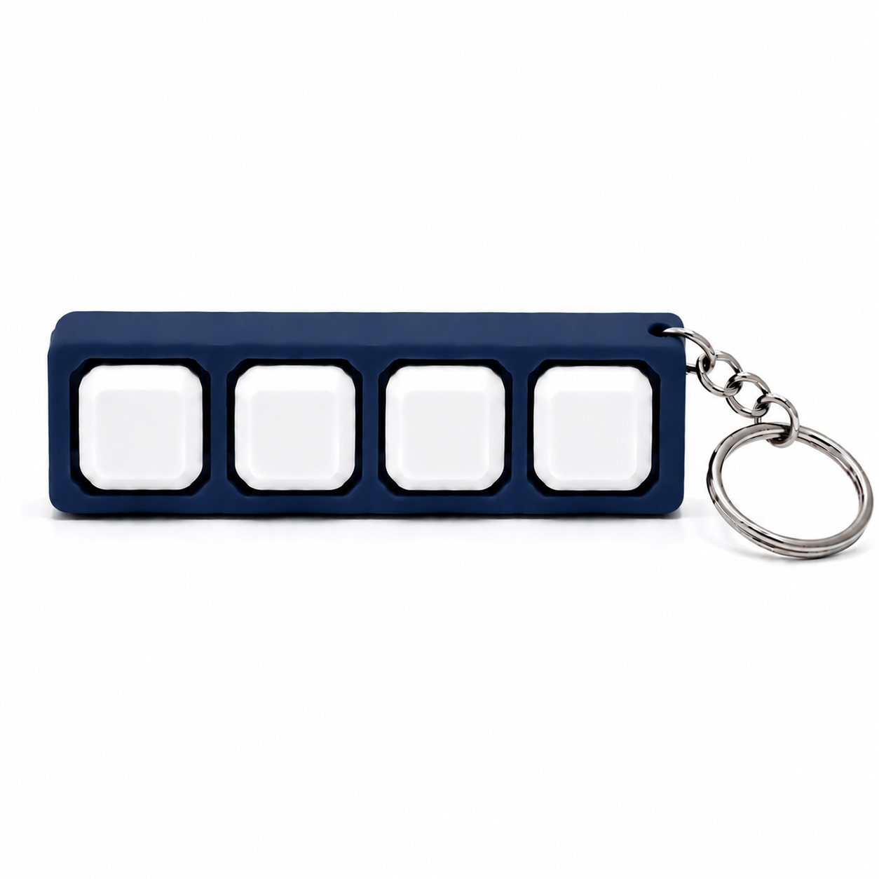 3D printed clicker fidget navy blue