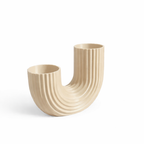 U-Shaped Fluted Pen Stand 3D Printed – Studio Product Photo – LAYER 3D
