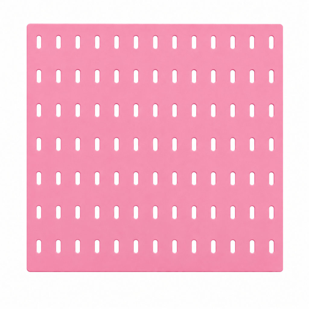 ikea peg board pink colour