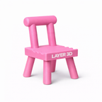 Mini Chair Phone Stand 3D Printed – Lifestyle Desk Accessory – LAYER 3D
