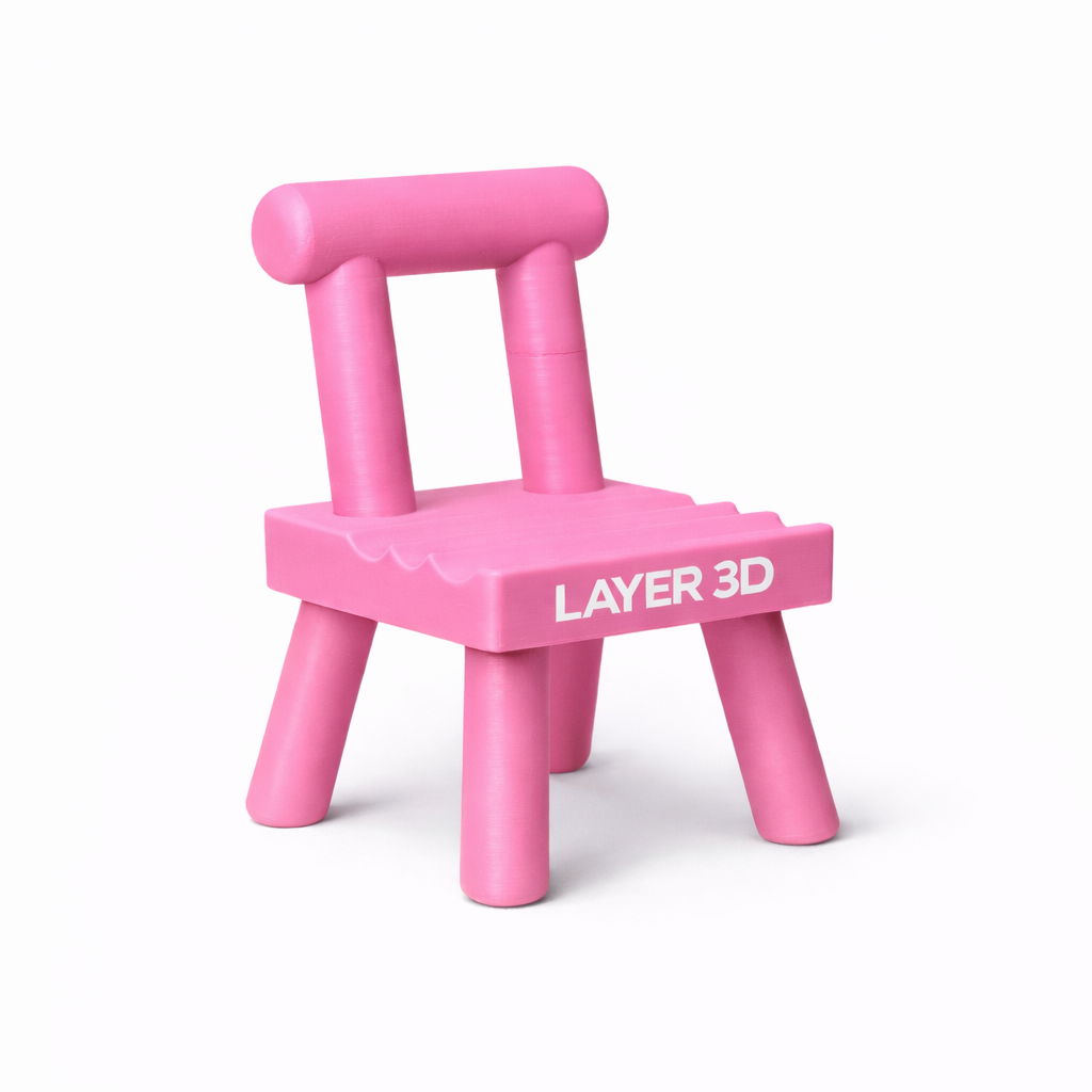 Mini Chair Phone Stand 3D Printed – Lifestyle Desk Accessory – LAYER 3D
