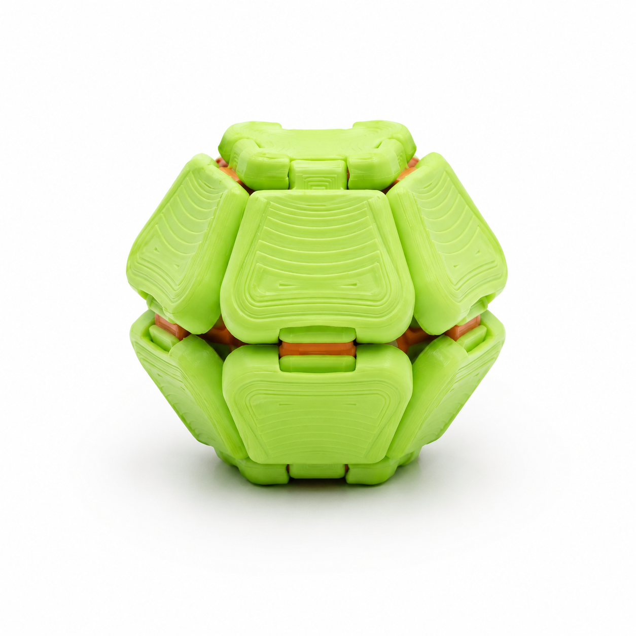 3D printed ball Fidget green
