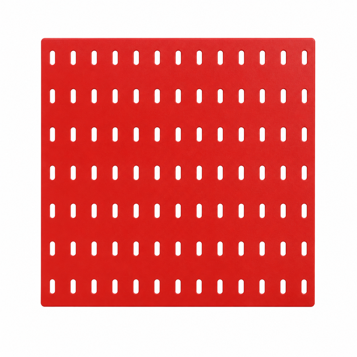 ikea peg board red colour