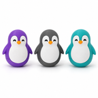 3d printed penguin multicolour