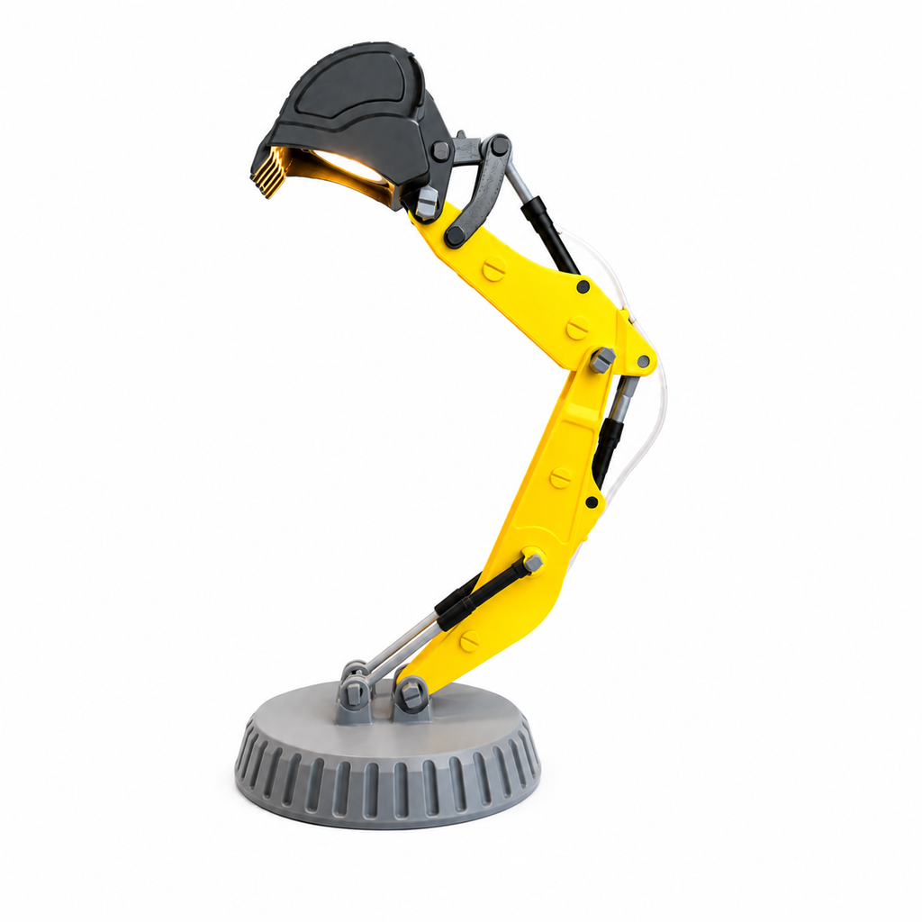 3D Printed JCB Lamp 03