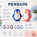 Wobbly Penguin Desk Toy Set of 2 3D Printed – LAYER 3D creative
