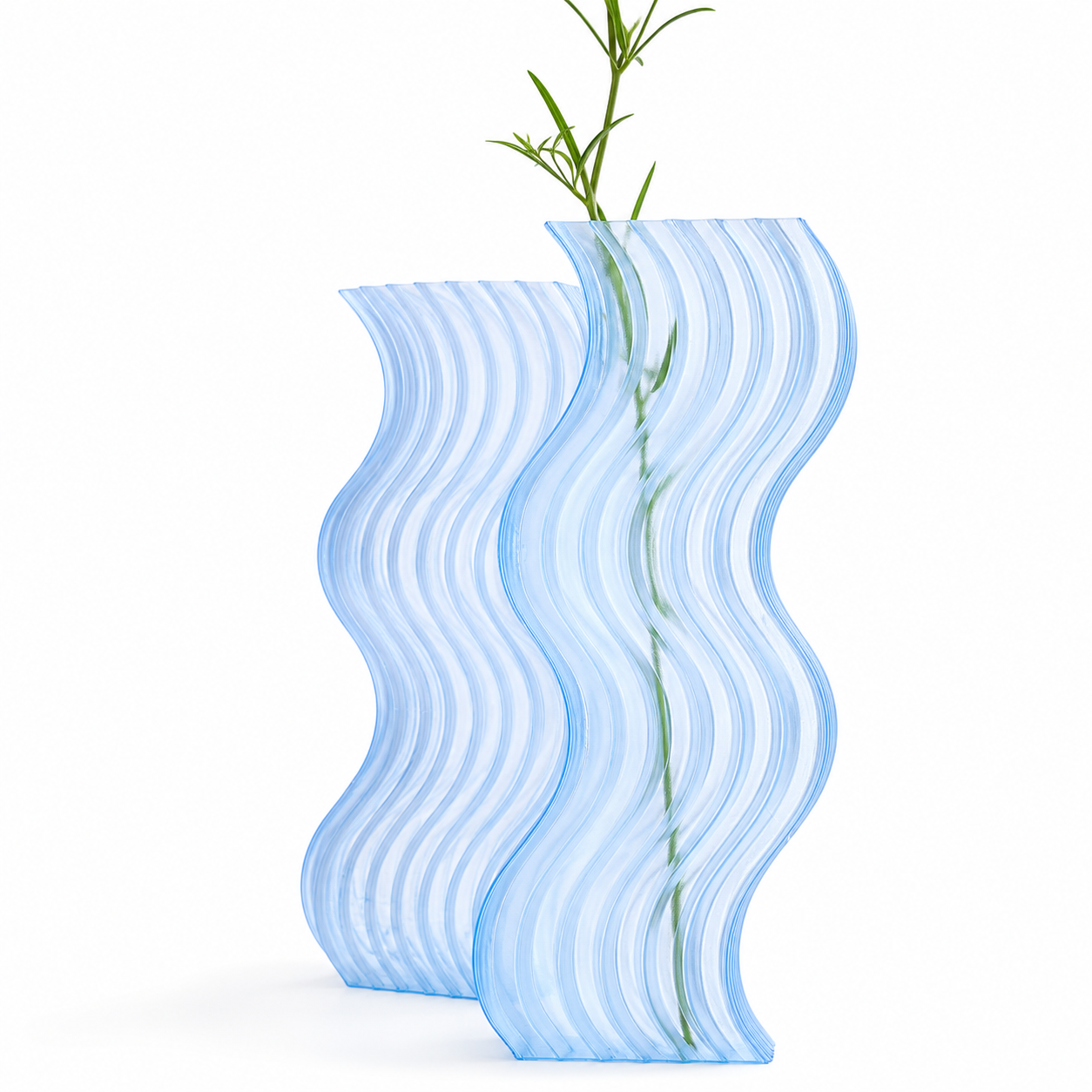 Translucent flower vase 03