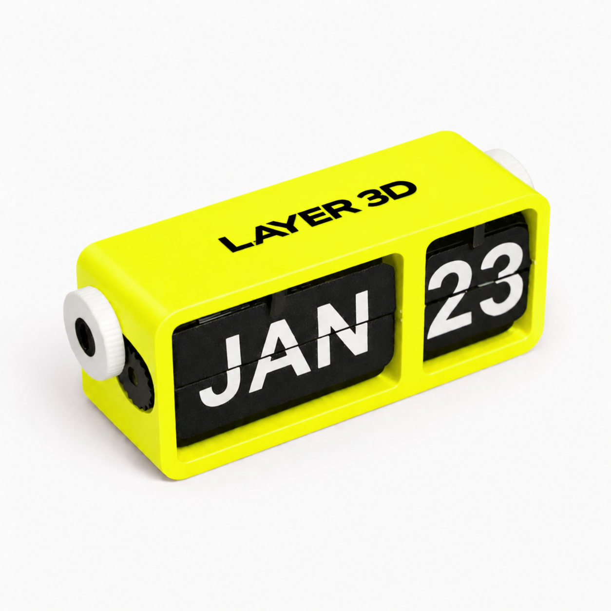  3D Printed Perpetual Flip Calendar – Day Flip Panel – LAYER 3D